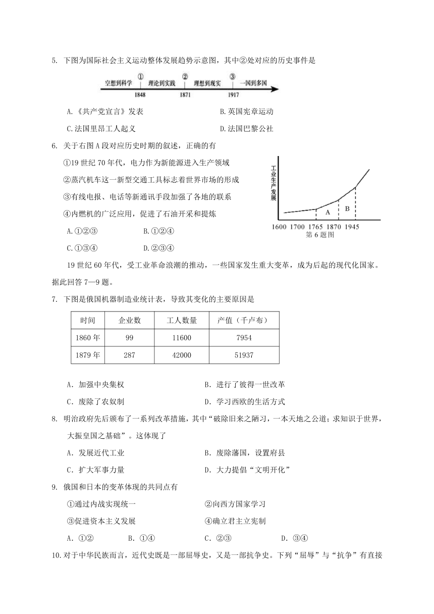 浙江省绍兴市上虞区2019-2020学年第二学期八年级社会法治期末检测试题（word版，含答案）