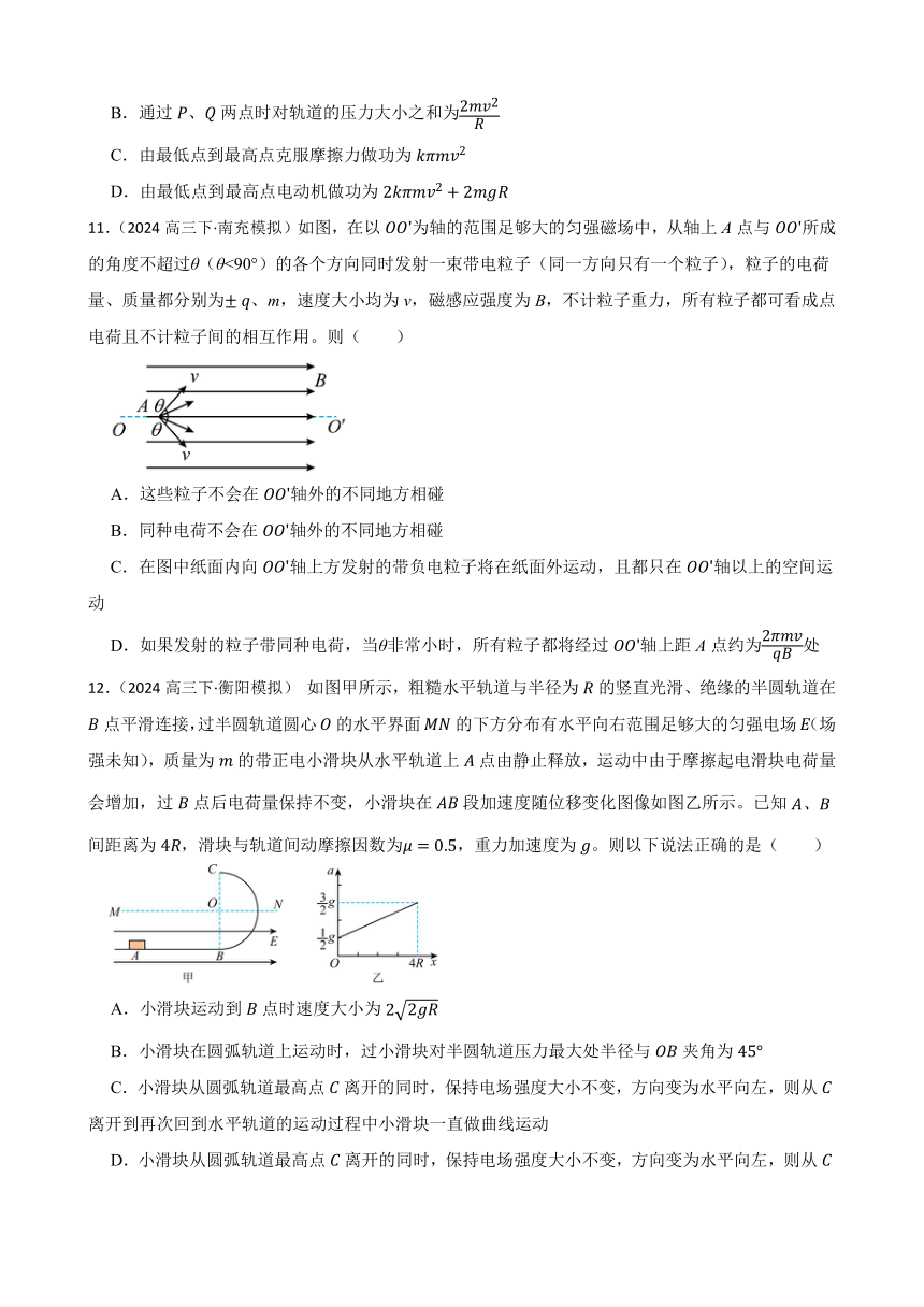 2024年高考物理曲线运动模拟真题检测卷（含解析）