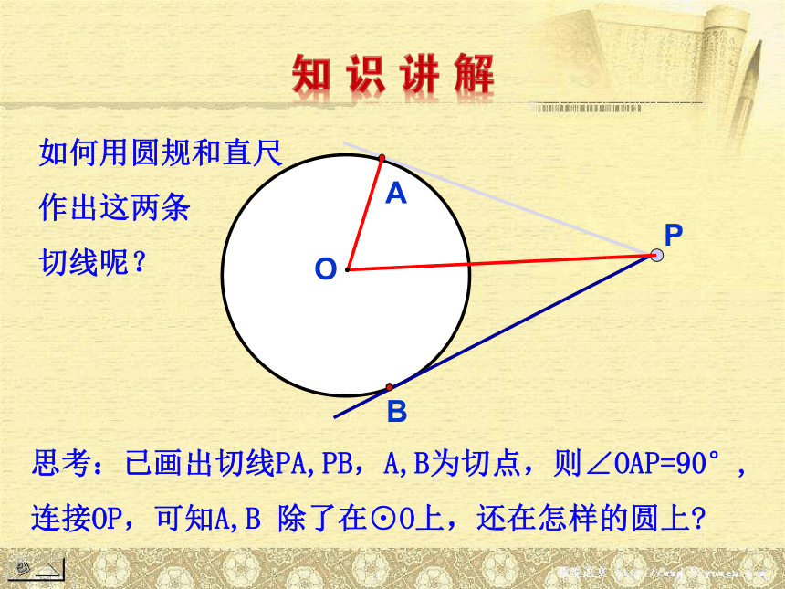 沪科版九年级下册数学 24.4 直线与圆的位置关系—— 切线长定理课件 （共14张PPT）