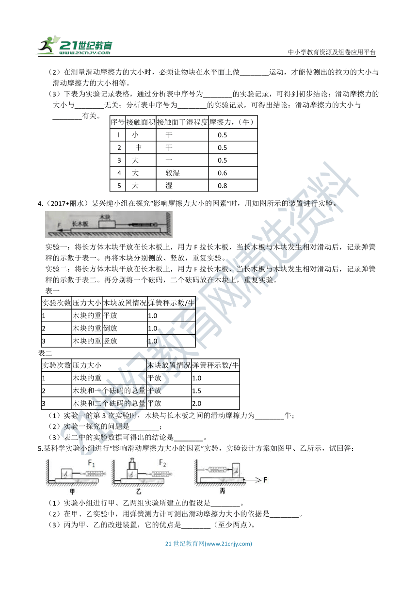 【备考2020.难点直击】科学二轮复习 （物理） 力与运动探究