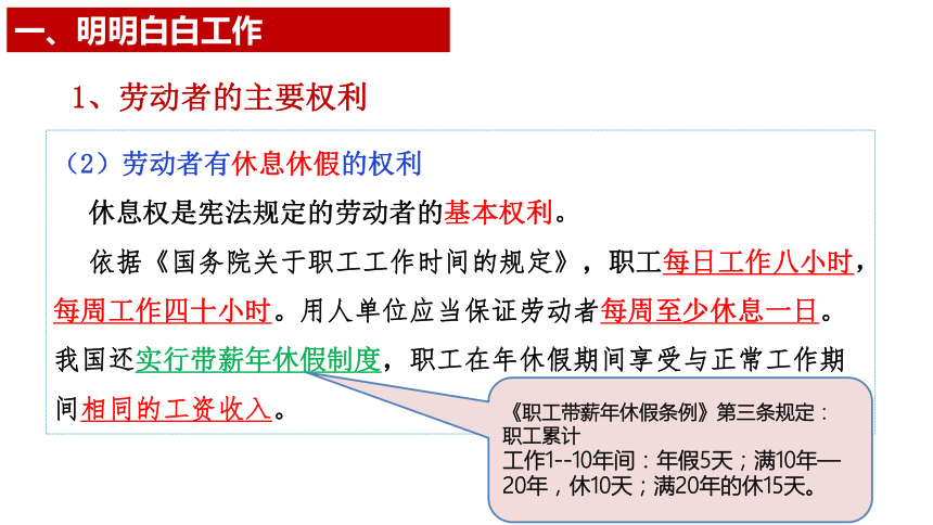 7.2 心中有数上职场 课件(共44张PPT)-2023-2024学年高中政治统编版选择性必修二法律与生活