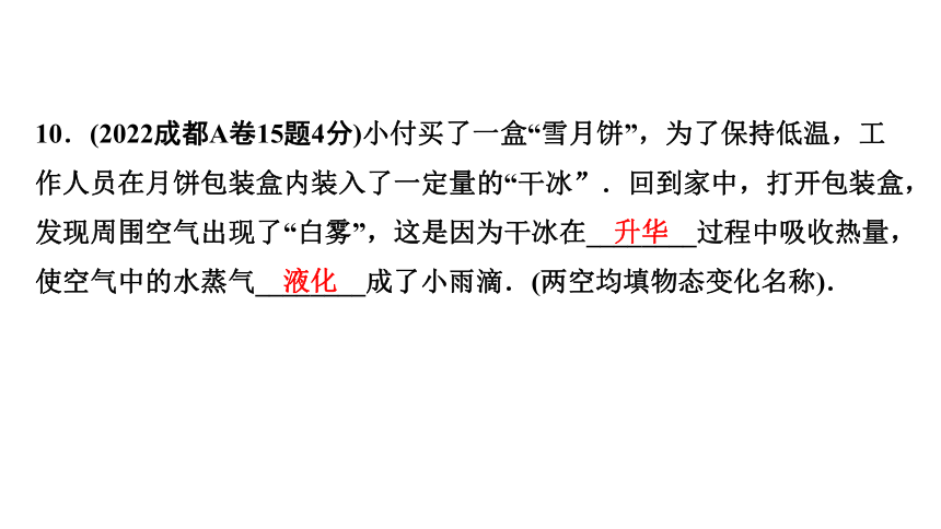 2024四川中考物理二轮重点专题研究 第四讲  物态变化（课件）(共55张PPT)