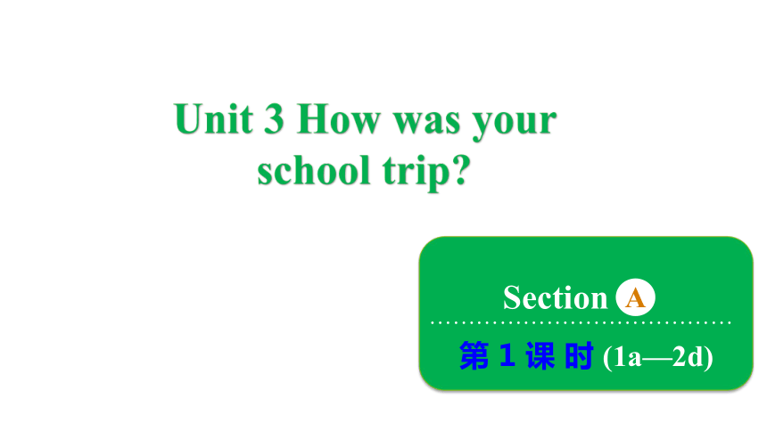 鲁教版（五四制）七年级上册Unit 3 How was your school trip? Section A 1a~2d课件(共32张PPT)