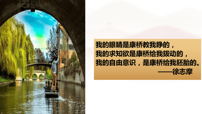 6.2《再别康桥》课件(共23张PPT) 统编版高中语文选择性必修下册