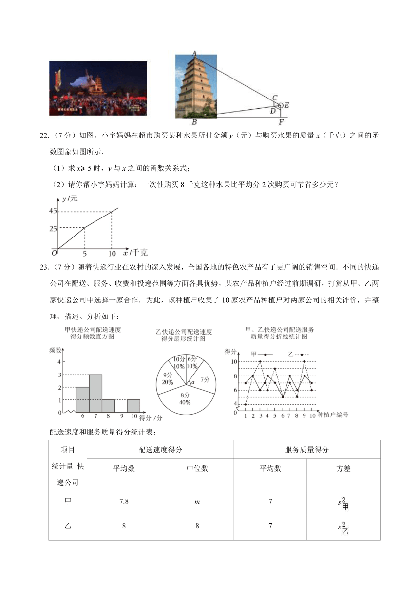 2024年陕西省西安市长安区九年级中考二模数学试题（含解析）