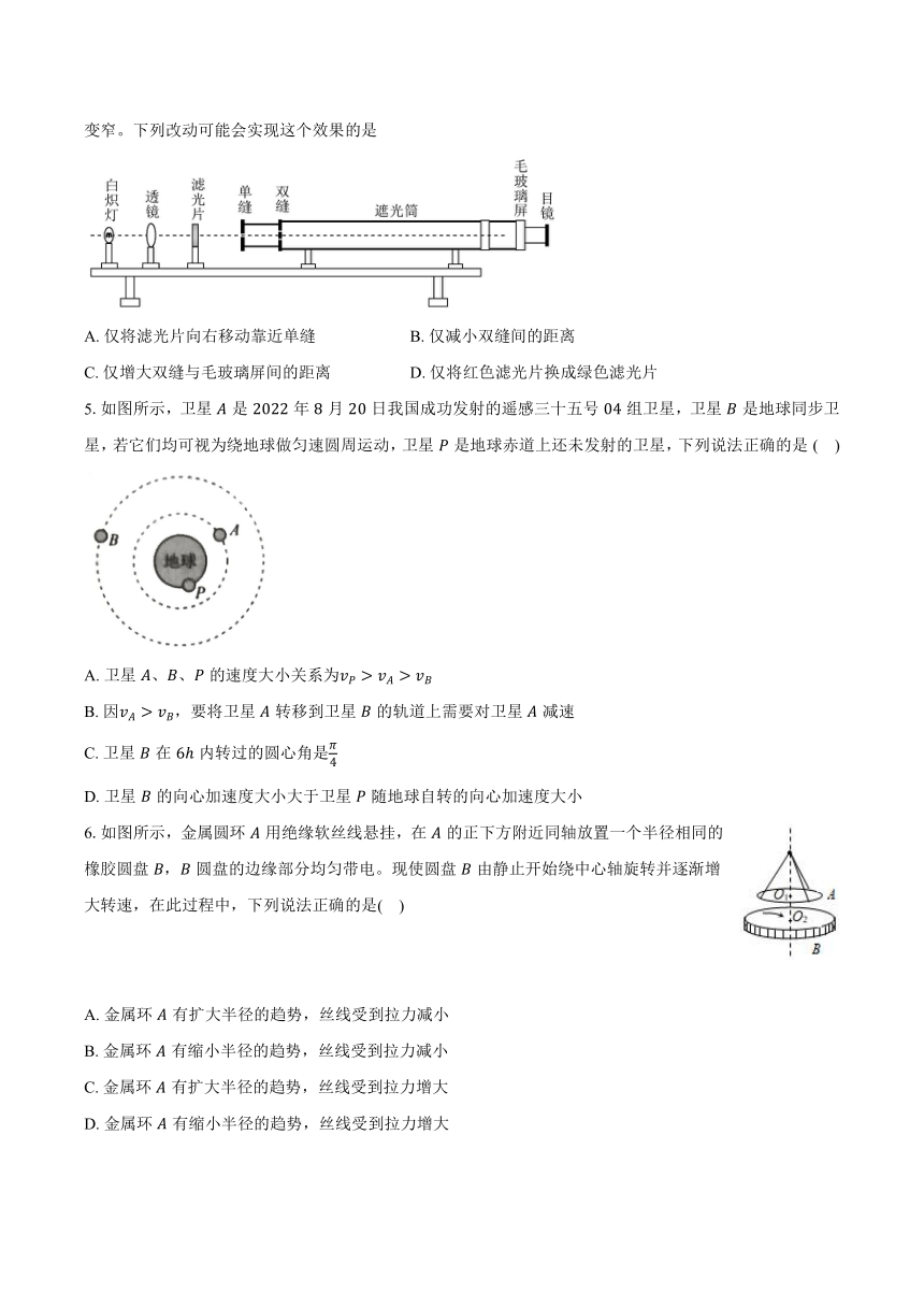 2024年安徽省高考物理六模试卷（PDF版含答案）