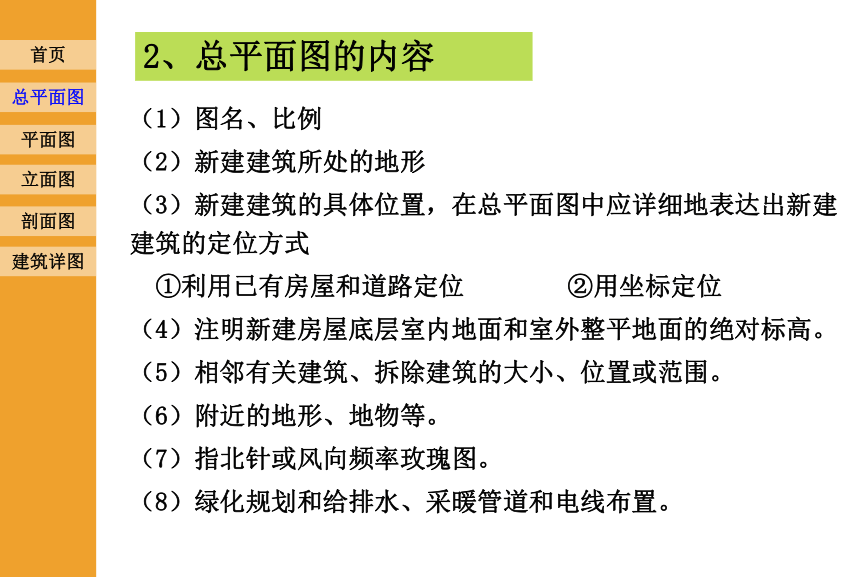 8.1 首页图平面图  课件(共53张PPT) 《土木工程识图》同步教学（机械工业出版社）