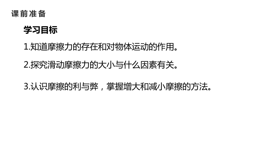 人教版八年级物理下册课件 8.3摩擦力（22张ppt）