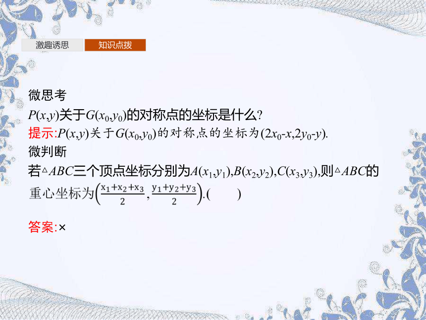 人教B版（2019）高中数学选择性必修第一册 2.1　坐标法（共31张ppt)