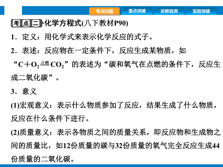 2024浙江省中考科学复习第32讲　质量守恒定律与化学方程式（课件  33张PPT）