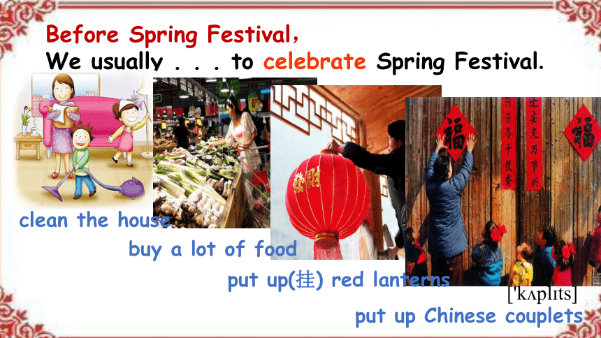 Module 10 Spring Festival Unit 2 My mother's cleaning our houses and sweeping away bad luck.课件（共24张P