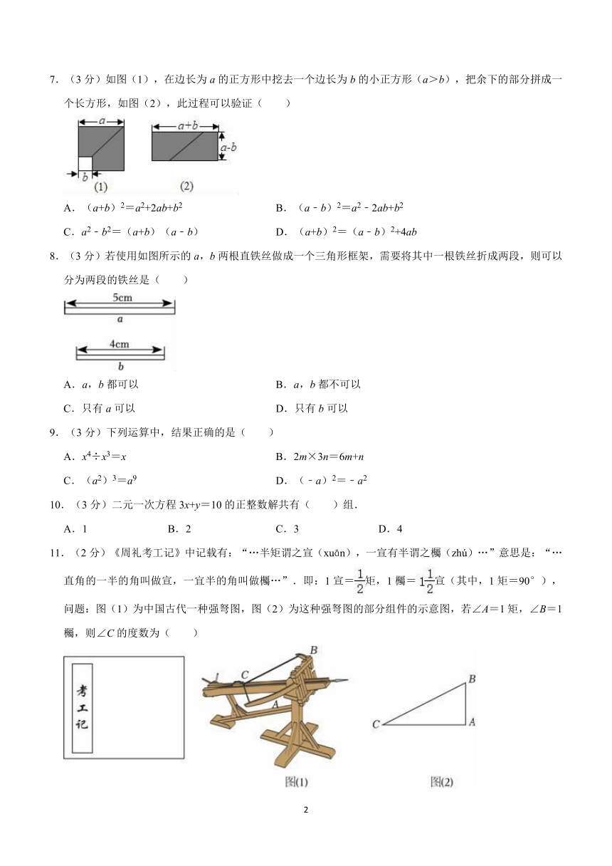 河北省石家庄外国语教育集团2023-2024学年七年级下学期期中考试数学试卷(含解析)