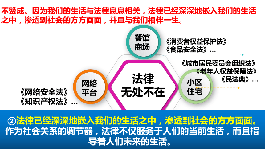 9.1 生活需要法律 课件（23张PPT）+内嵌视频