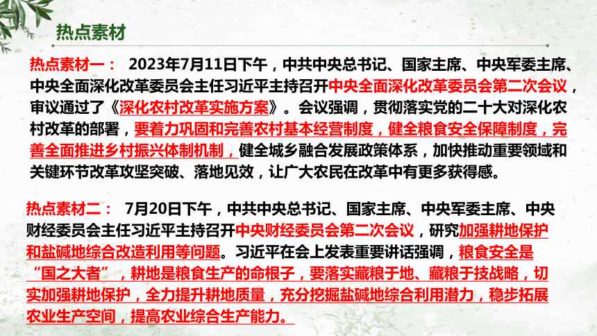 9全面推进乡村振兴，促进区域协调发展课件（46 张ppt） - 2024年中考道德与法治二轮复习