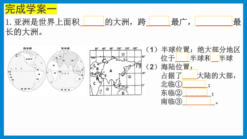 七下： 亚洲（一轮复习课件38张）（人教版）