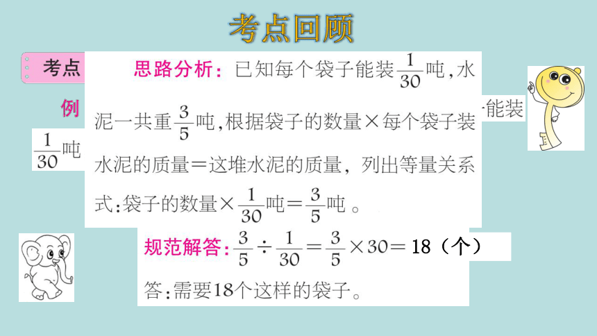 人教版数学六年级上册3. 分数除法  整理和复习 课件（21张ppt）