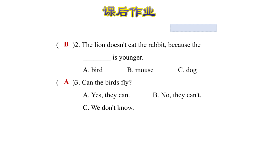 Lesson 18 Maddy the Monster 练习课件(共20张PPT)