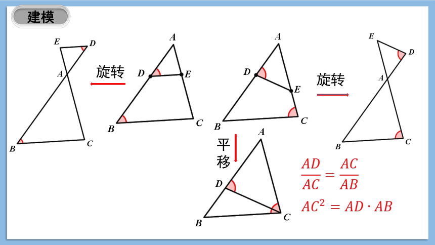 27.2.1 相似三角形的判定  课件(共15张PPT)2023-2024学年人教版初中数学九年级下册