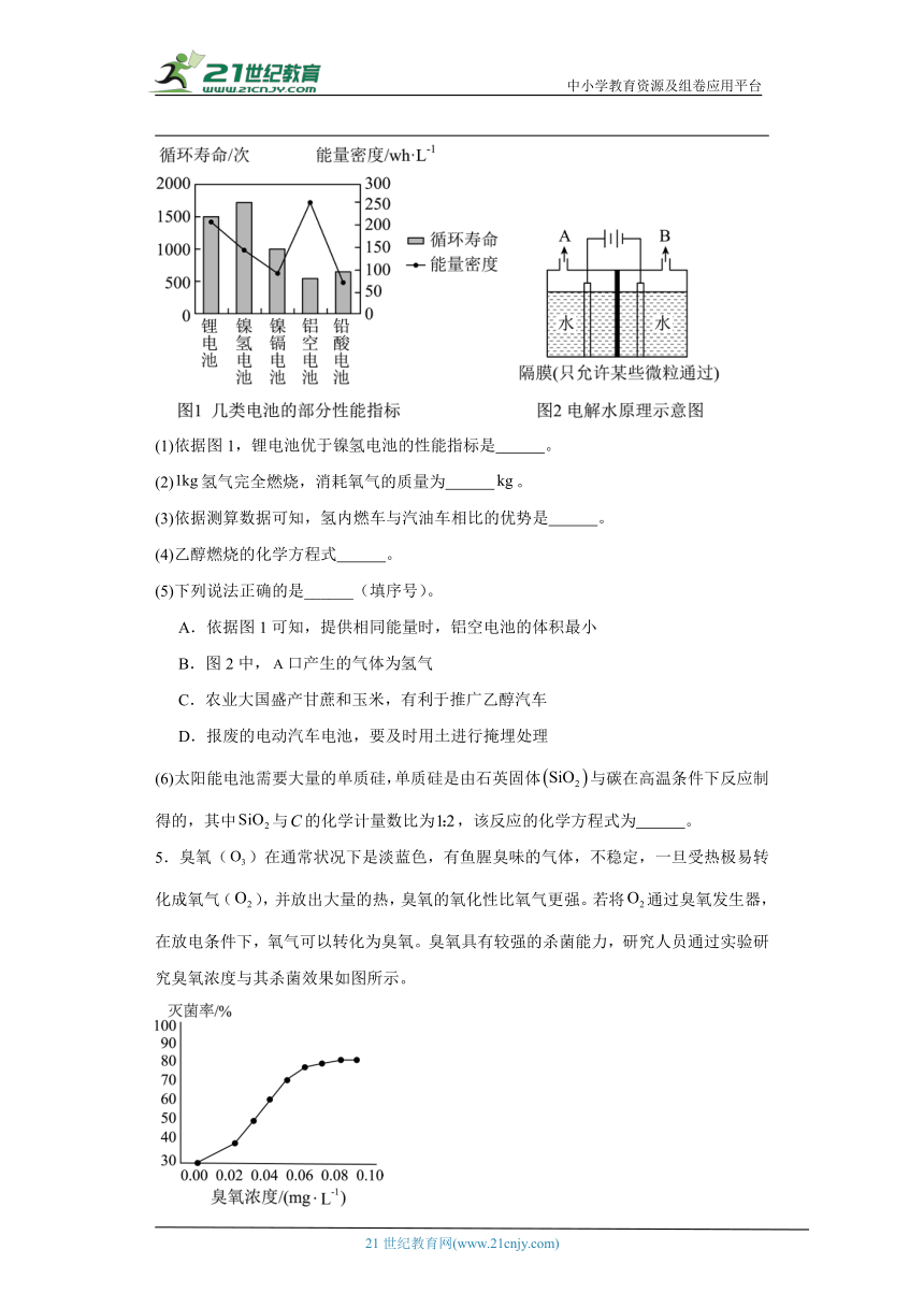 2024年九年级中考化学专题复习：科普阅读题（含答案）