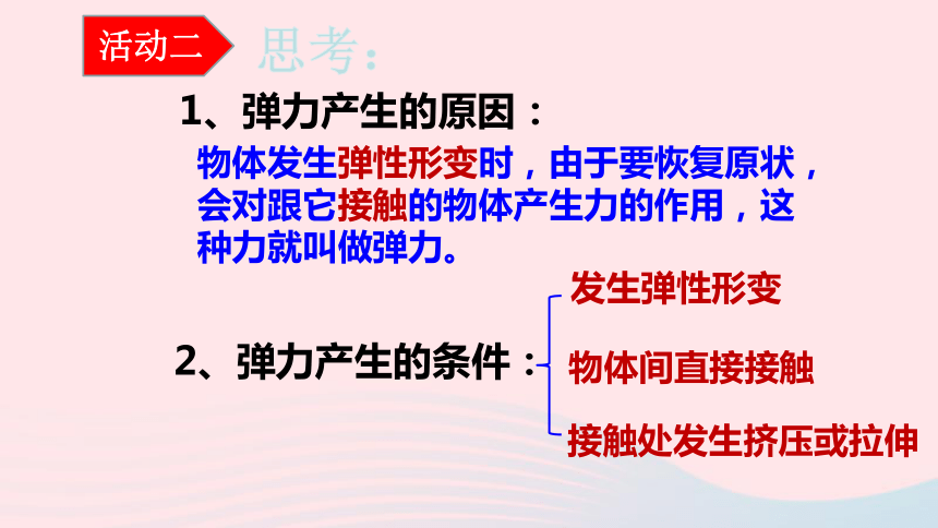 北师大版八年级物理下册课件：7.2 弹力 力的测量（29张PPT）