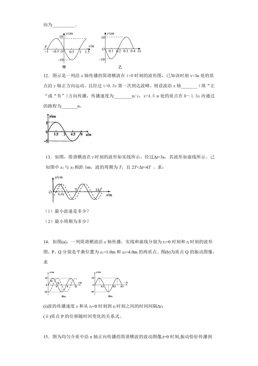 上海市丰华高中2019-2020学年物理沪科版选修3-4：2.3机械波的案例分析 课时训练（含解析）