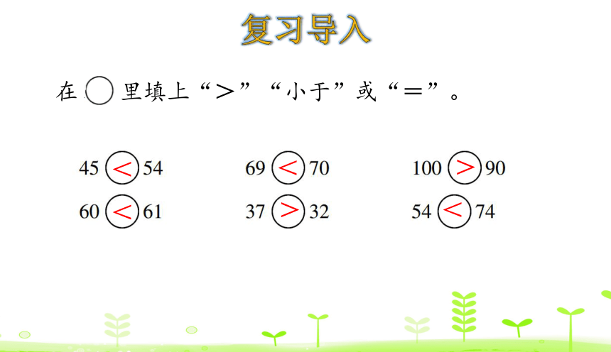 人教版数学一下4.6 比较大小（2）  课件（16张ppt）