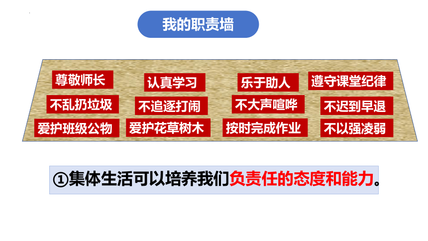 6.2 集体生活成就我 课件（24张PPT）