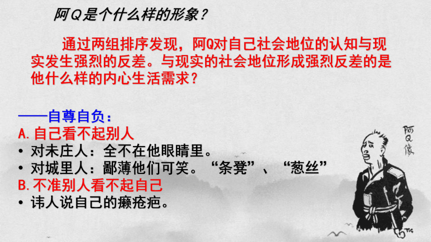 5.1《 阿Q正传（节选）》课件(共36张PPT)2023-2024学年统编版高中语文选择性必修下册