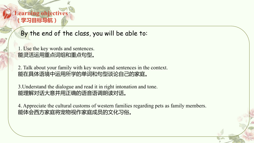 Unit 6 Meet my family! Part A Let's talk & Let's learn 课件(共30张PPT)