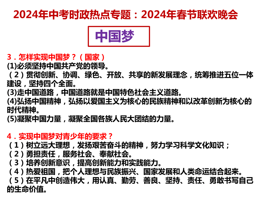 20.春晚  课件(共14张PPT)---2024年中考时政热点专题讲解