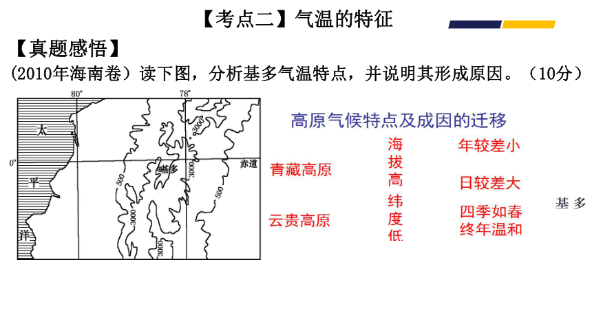 高考地理二轮复习  03微专题——气温 课件（20张PPT）