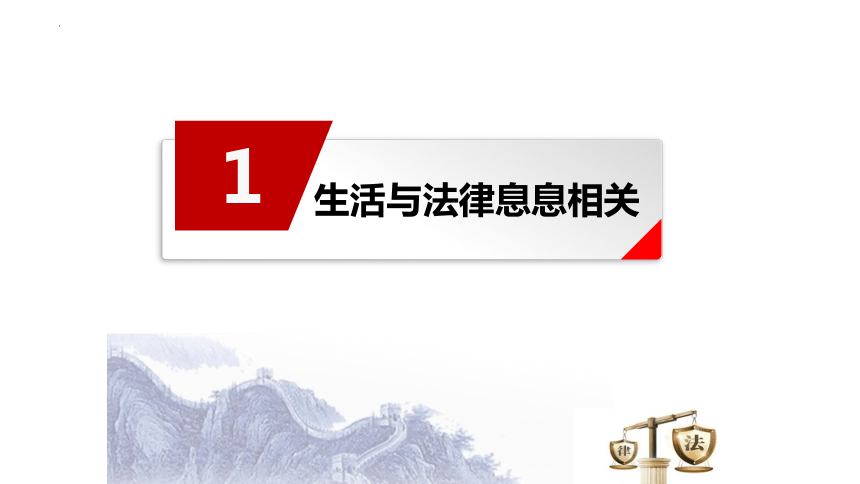 9.1 生活需要法律 课件(共19张PPT)+内嵌视频-2023-2024学年统编版道德与法治七年级下册