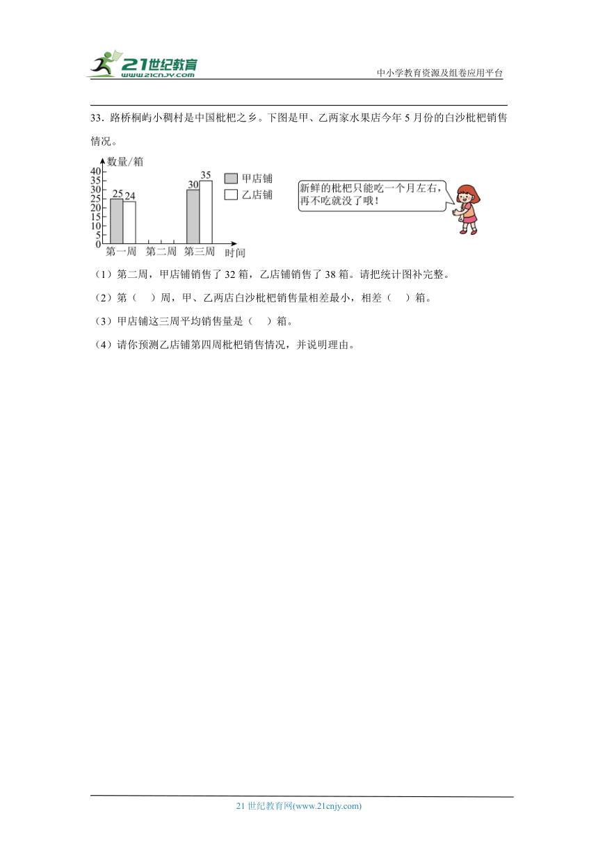 人教版四年级下册数学期末综合测试题（含答案）