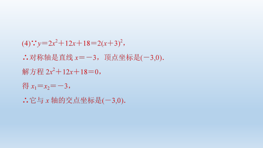 2020年秋人教版数学九年级上册期末复习：第二十二章 二次函数  课件（图片版共80张PPT）