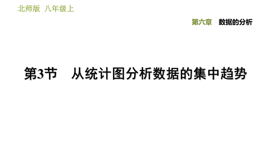 北师大版八上数学6.3  从统计图分析数据的集中趋势课件（29张）