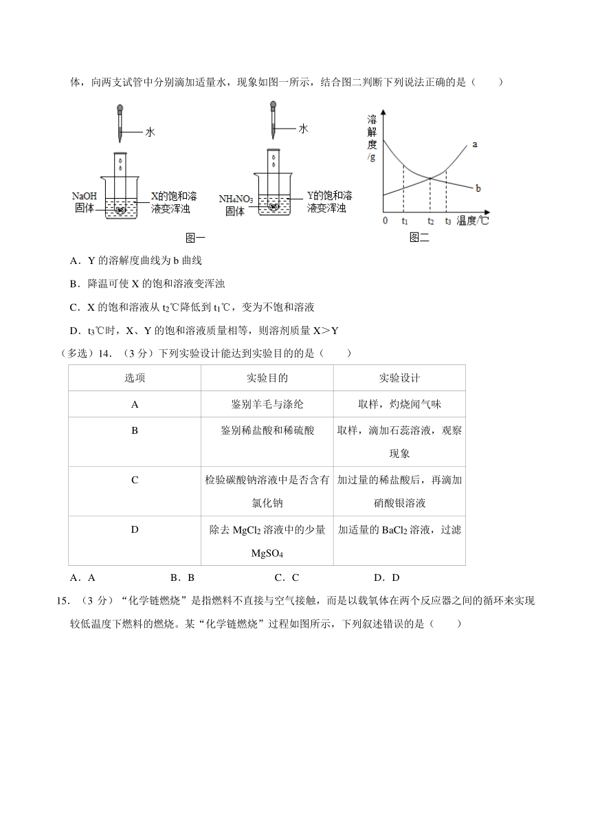 2024年山东省潍坊市寿光市中考一模化学试卷（含解析）