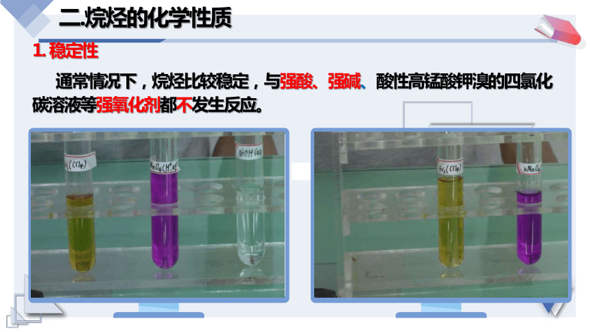 7.1.3烷烃的性质课件--高一下学期化学人教版（2019）必修第二册（50页PPT）