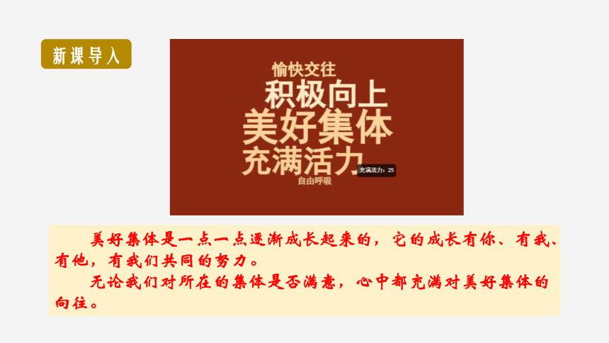 8.1 憧憬美好集体 课件（27张PPT）-2023-2024学年统编版道德与法治七年级下册