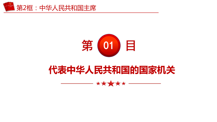 （核心素养目标）6.2中华人民共和国主席 课件(共27张PPT)-八年级道德与法治下册高效课堂示范课件（统编版）