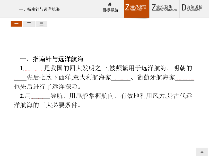 高中物理人教版选修1-1课件：2.1 指南针与远洋航海(共20张PPT)