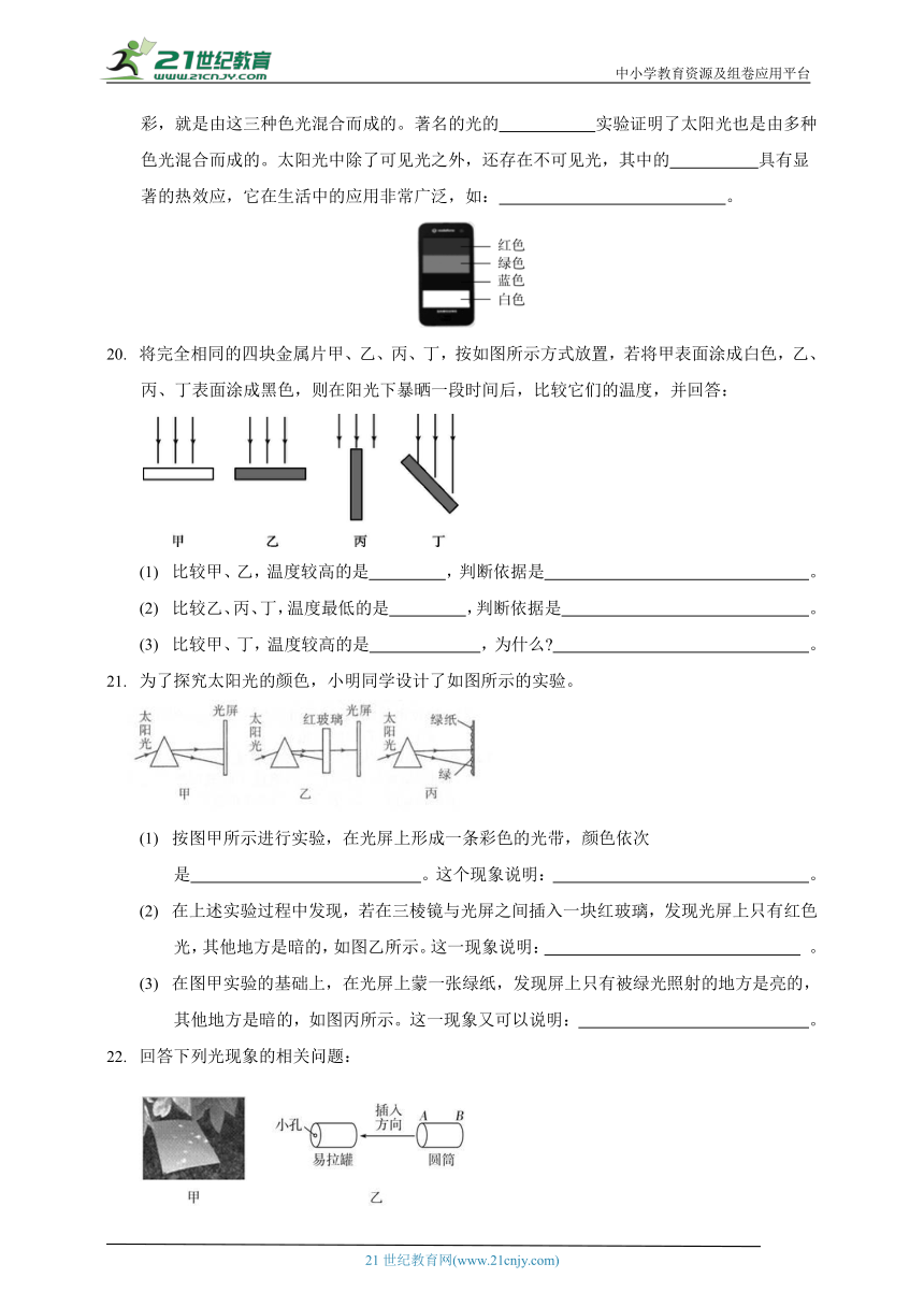 2023-2024学年华师大版科学七年级下第三单元质量检测卷Ⅰ（含答案）