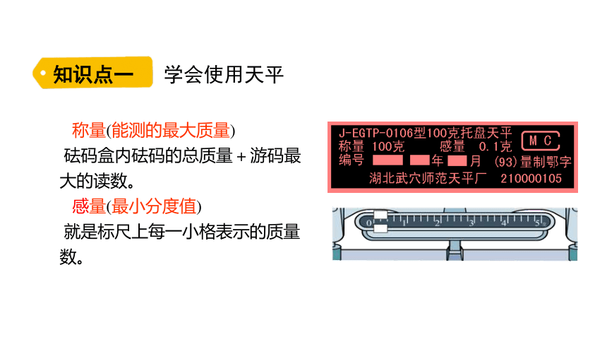 5.2 学习使用天平和量筒 课件(共23张PPT) 沪科版 八年级