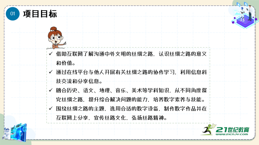 第7单元  跨学科主题学习——丝绸之路 课件(共27张PPT) 苏科版（2023）七下信息科技