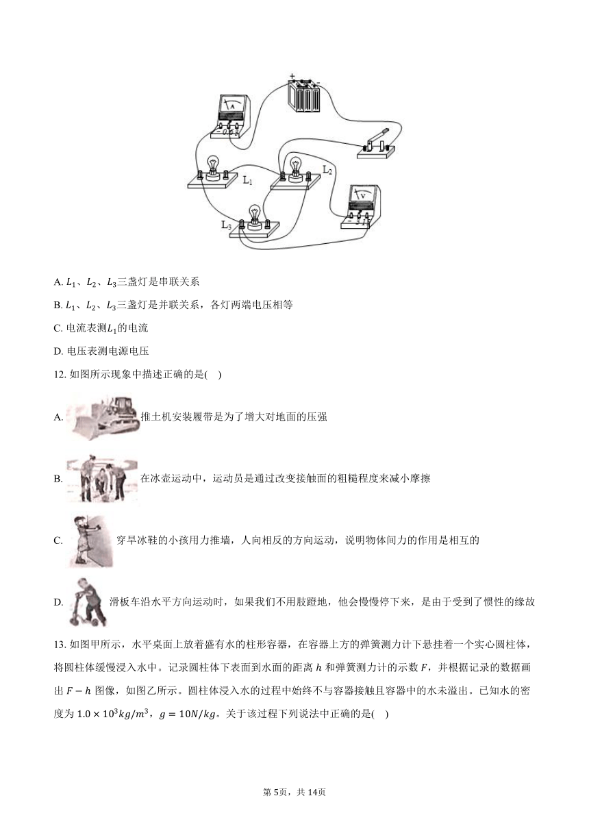 2024年天津市红桥区中考物理三模试卷（含答案）