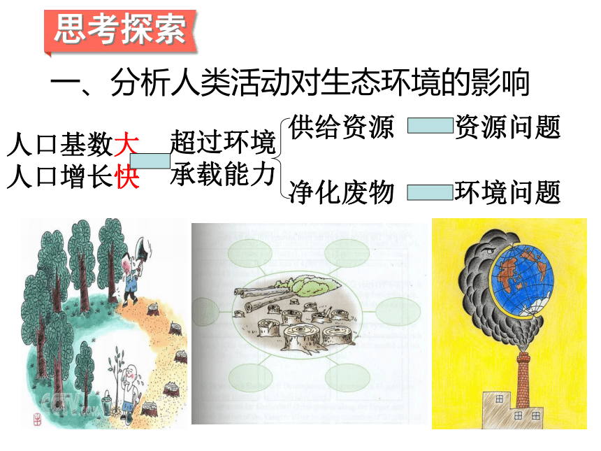 7.1 分析人类活动对生态环境的影响-人教版七年级下册生物课件(共18张PPT)