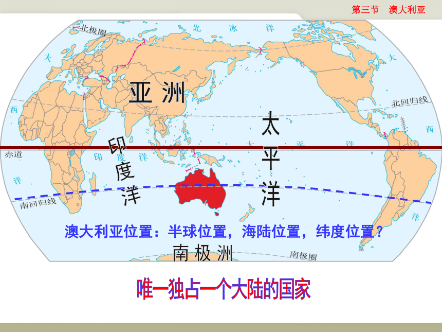 中图版八年级下册地理：7．3澳大利亚（共23张PPT）