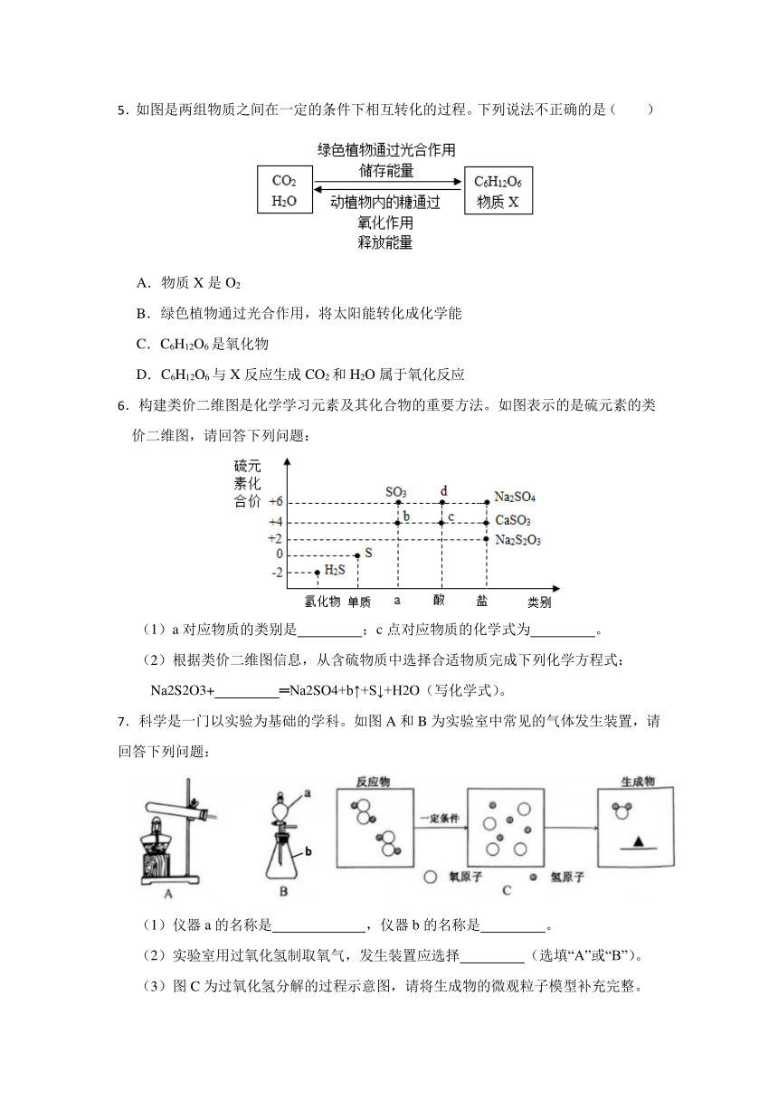 2024年浙江省科学中考考前每日一练 第36卷（含解析）