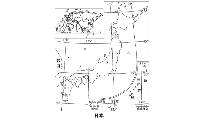 人教版七年级地理下册读图训练黑白图(共35张PPT)WPS打开