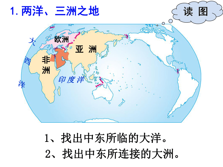 中图版八年级下册地理 6.2中东（ 26张PPT课件）