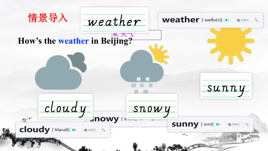 Unit 7 Section A  1a－1c 课件+内嵌音频（新目标七下Unit 7 It's raining!）